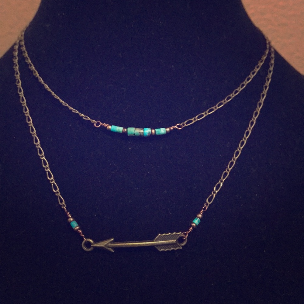 Turquoise Arrow necklace
